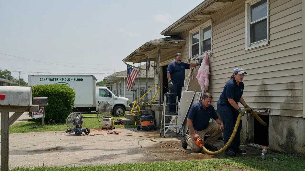Water Damage Repair in Leavenworth, KS near me